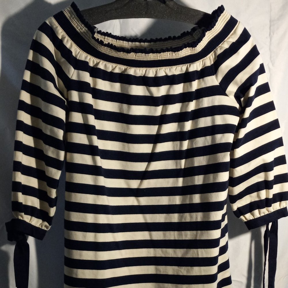 J CREW - STRIPED SAILOR DRESS - NAVY/WHITE - EXTRA SMALL (NWOT)